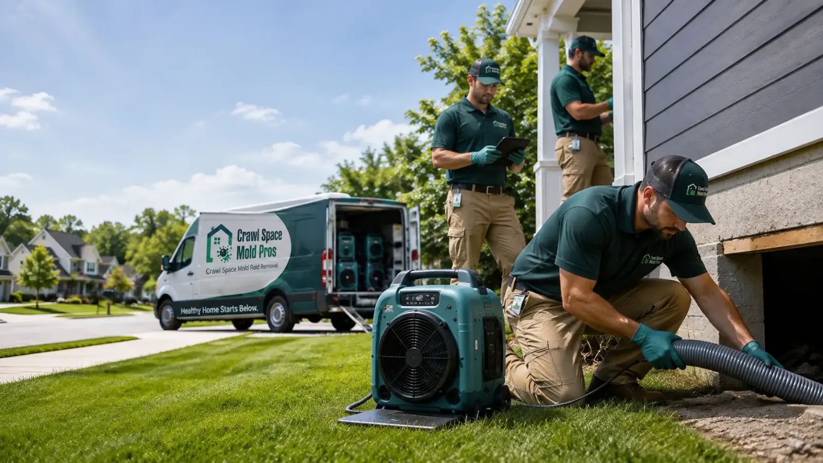 Crawl Space Mold Removal in White Deer, TX